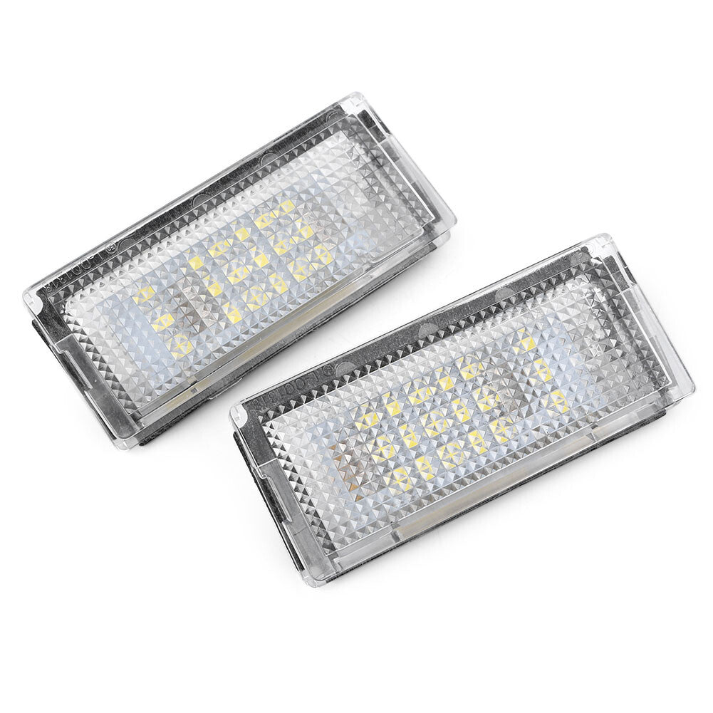 for BMW 3 Series E46 4D Sedan Waterproof White 18 LED License Plate Light Lamp Q