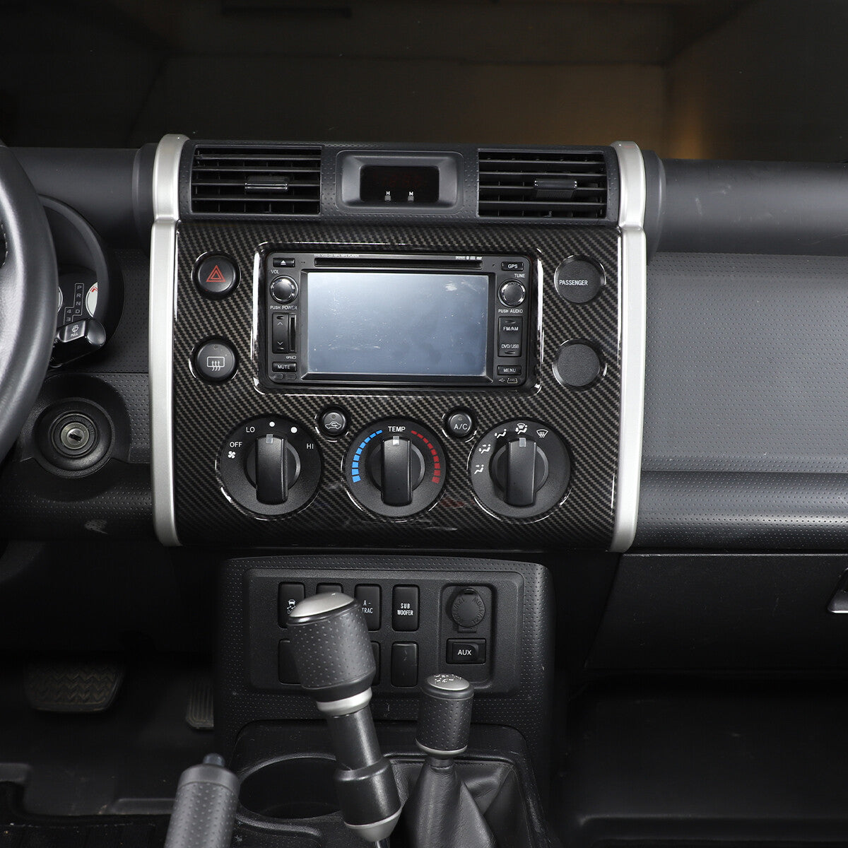 Black driver's side storage box trim for Ford Maverick 2022 - 2023