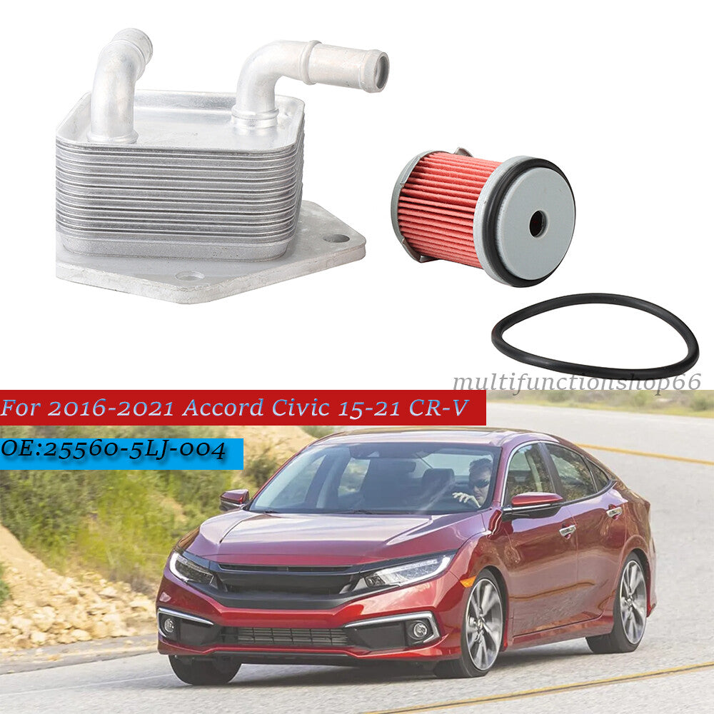 Transmission Cooler For Accord for Civic 2016-2021 For CR-V 2015-2021 25560-5LJ-004 Q