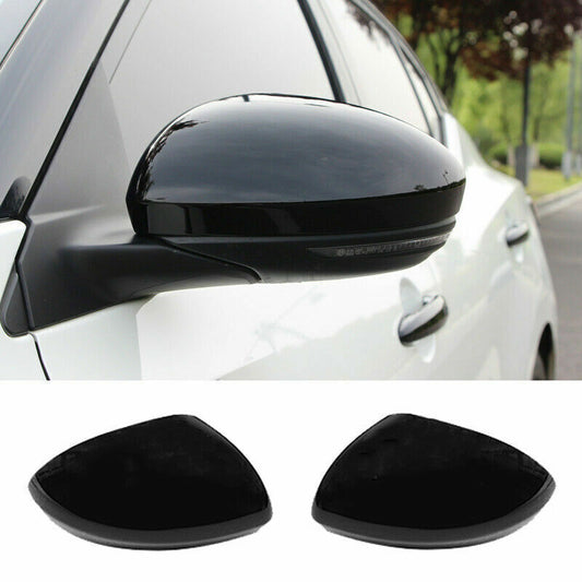 for Nissan Altima 2019-2023 ABS Gloss Black RearView Side Door Mirror Cover Trim