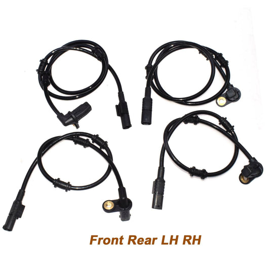 4-pack of front and rear LH right-hand ABS wheel speed sensors suitable for Mercedes W163 ML320 ML350 ML500- n