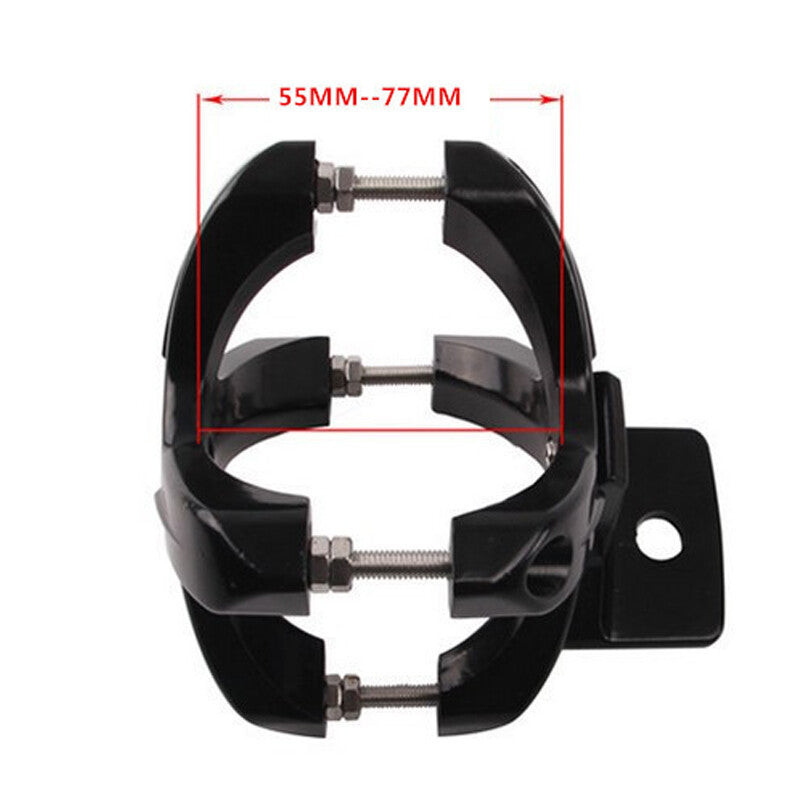 50-76mm Practical Off-road Car Bumper LED Light Bracket Upper Bar Mounting Clamp v