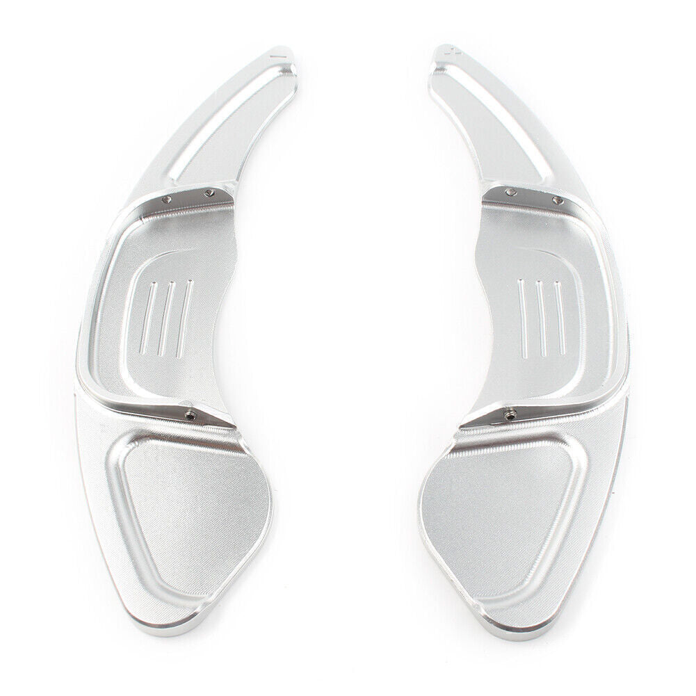 Silver Steering Wheel Paddle Shifters Extension Fit for VW 2015-2019 2016 for Golf 7