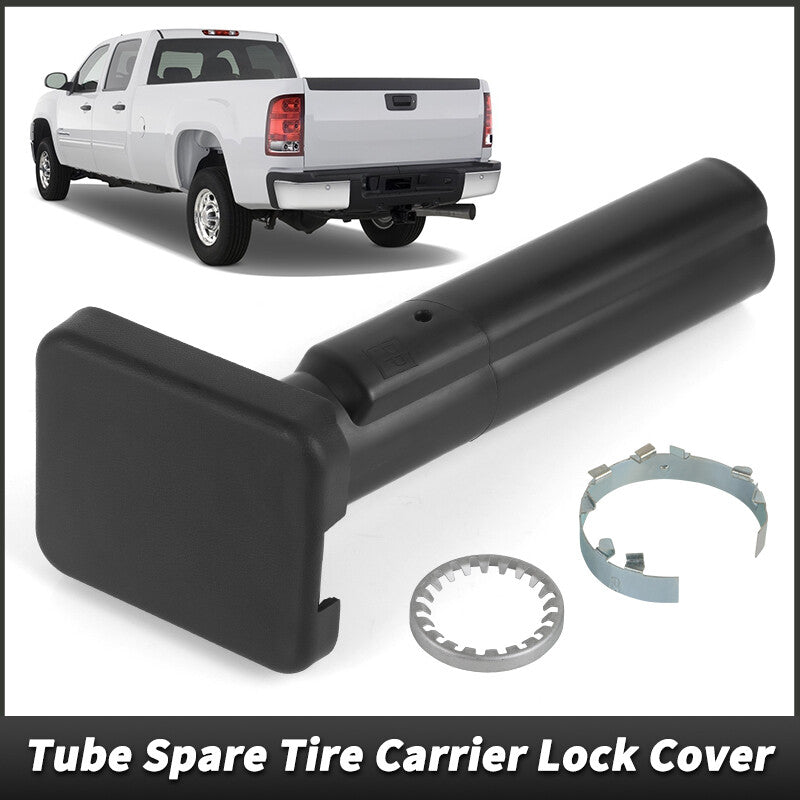 Spare Tire Hoist Lock Cylinder Tube Fit for Chevy Silverado GM for Sierra 1999-2013