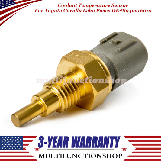 Coolant temperature sensor 8942216010 is suitable for Subaru Impreza, for Mazda , and for Toyota Echo 2.5L. Q