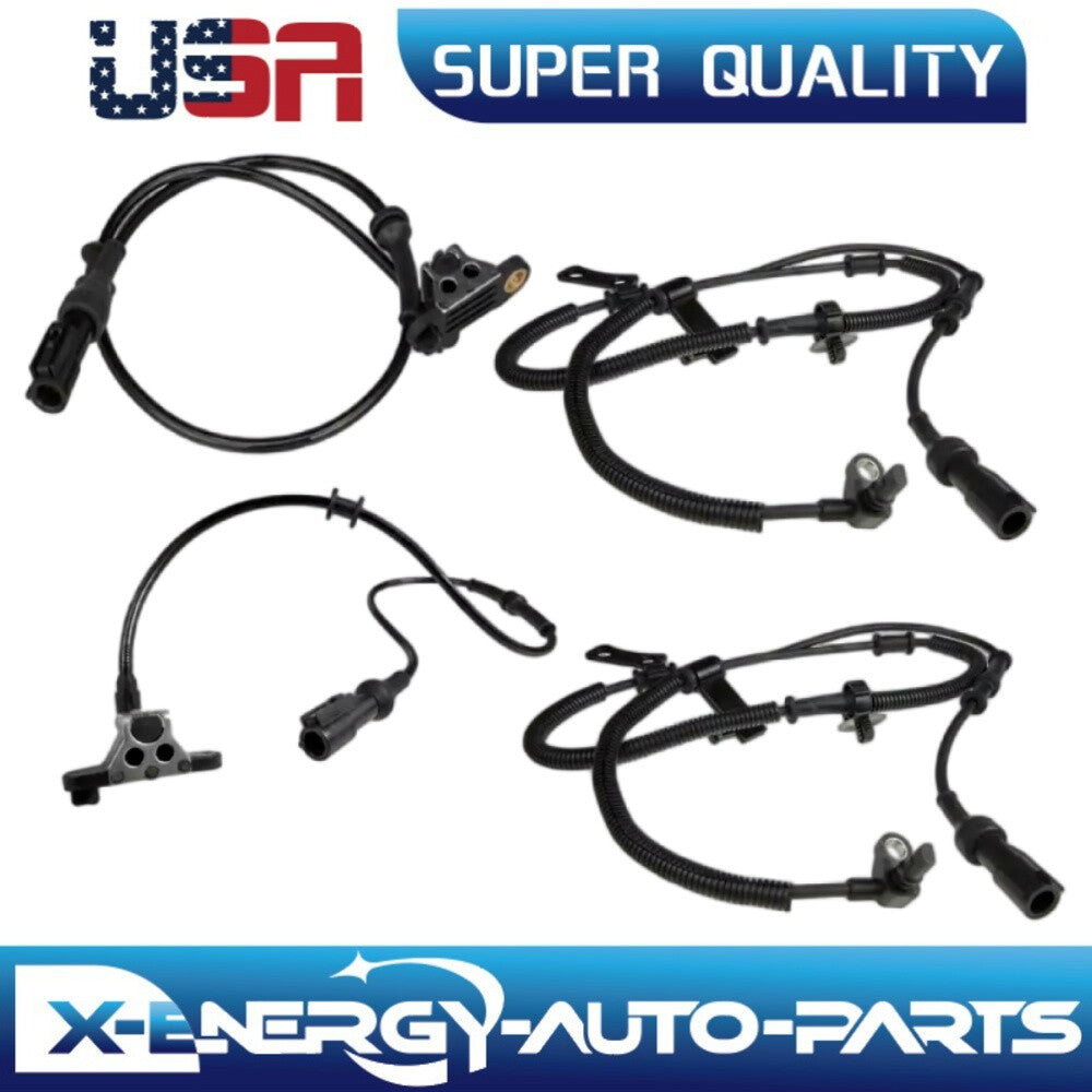 4 ABS Wheel Speed Sensor Front Rear Fit for Ford Explorer for Mercury Mountaineer 06-10