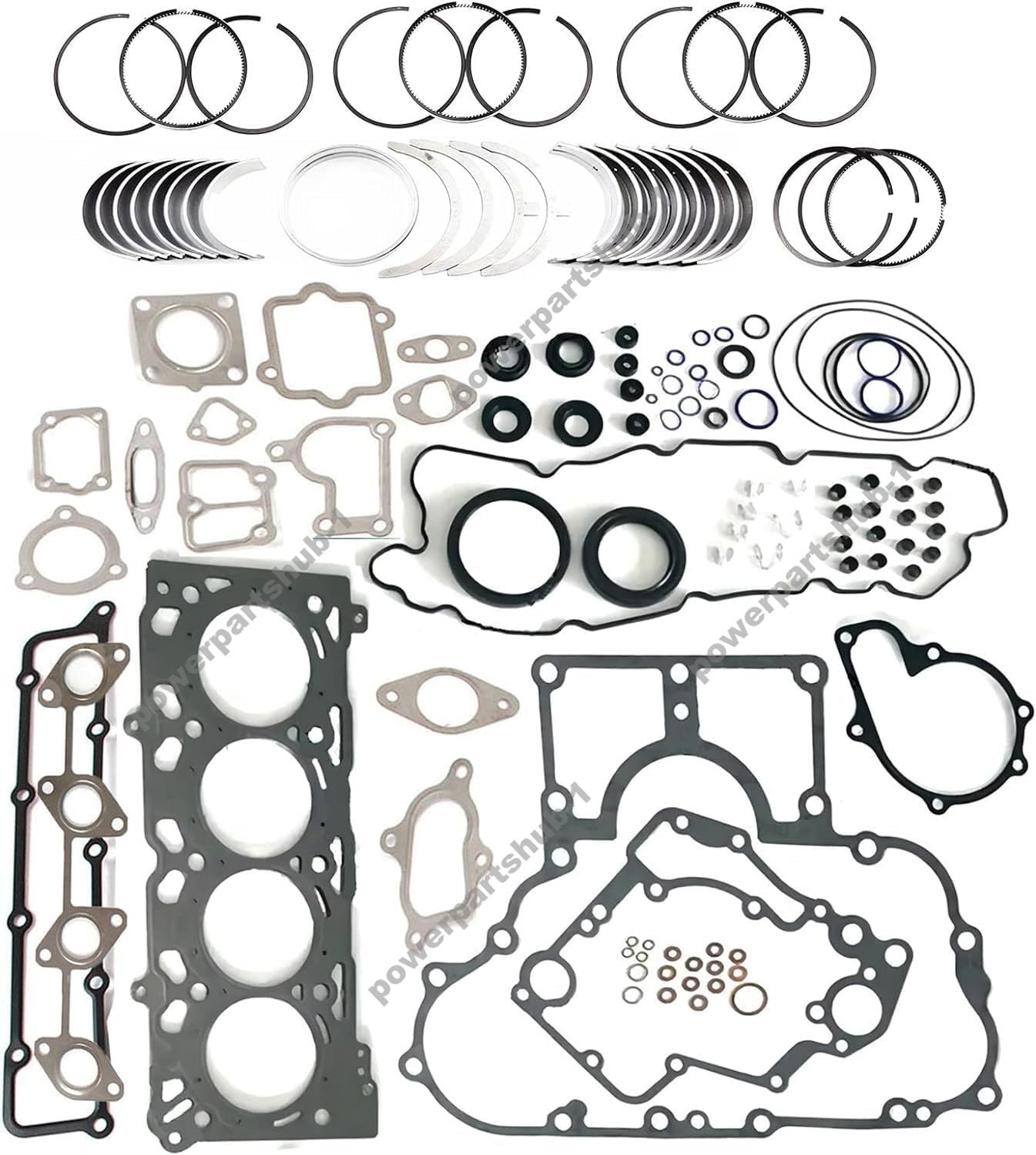 Overhaul Rebuild Kit for Kubota Engine V2607 V2607-DI Bobcat Loader S550 T590