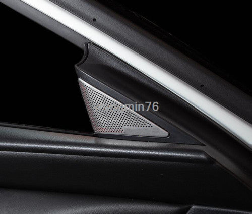 Matte Silver Window Lift Switch Button Panel Trims For RAV4 2019-2023 v