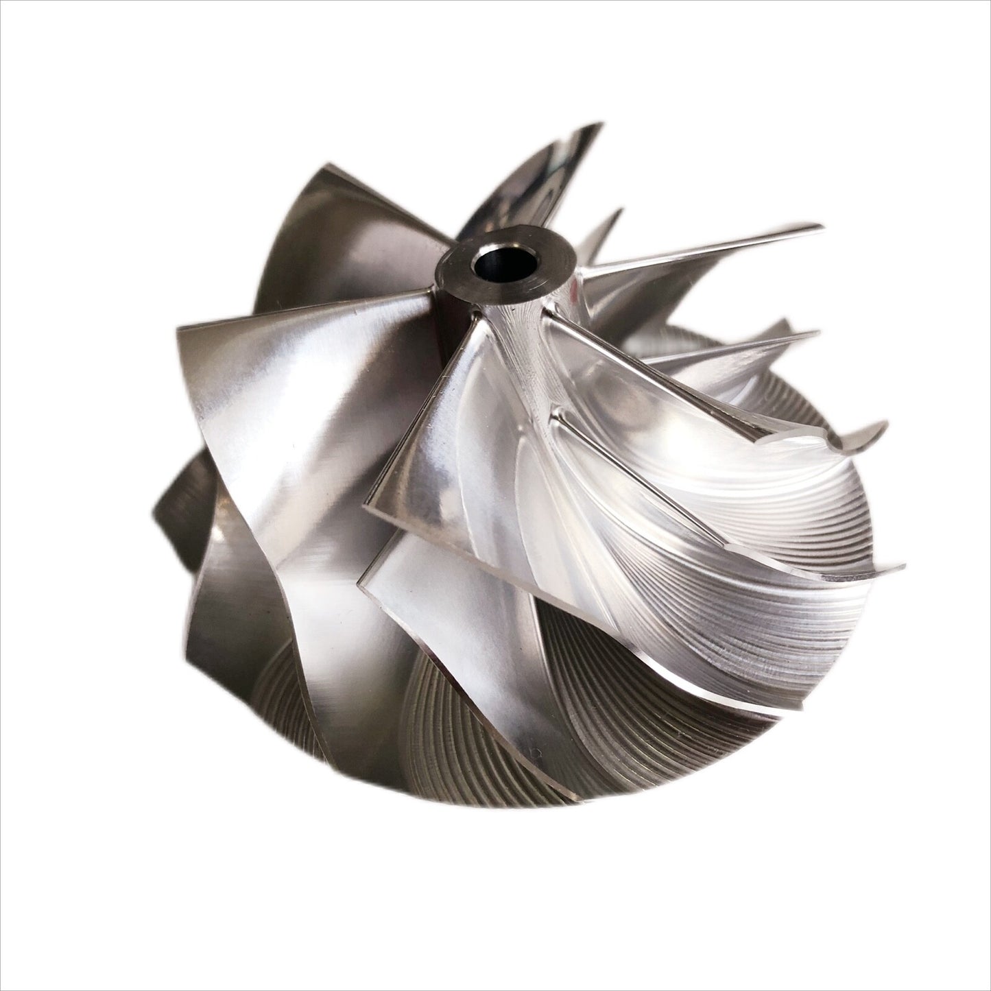 T04E 67.43/82.00 mm 6+6 blade high-performance turbine blank compressor wheel