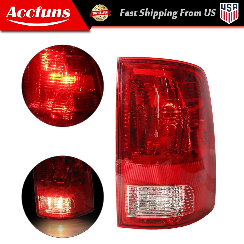 Right-hand passenger side taillight replacement with bulb for 09-20 for Dodge for Ram 1500 2500 - n