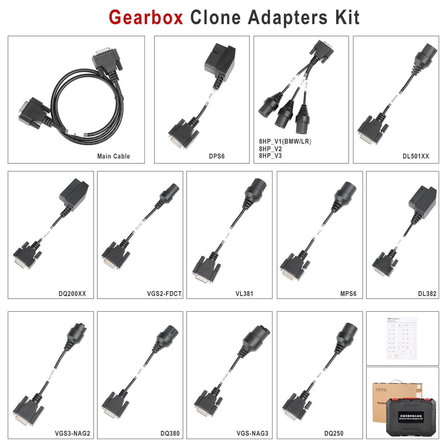 Launch X431 E-CU Programmer Gearbox Clone Adapler Connect For X-prog3,PC Adapter