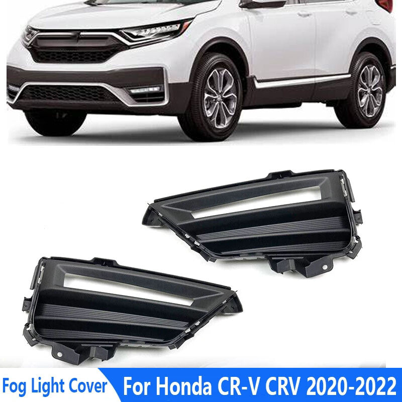 Front Bumper Fog Lamp Frame Cover Fog Light Bezel for Honda for Honda CRV 2020- 2022