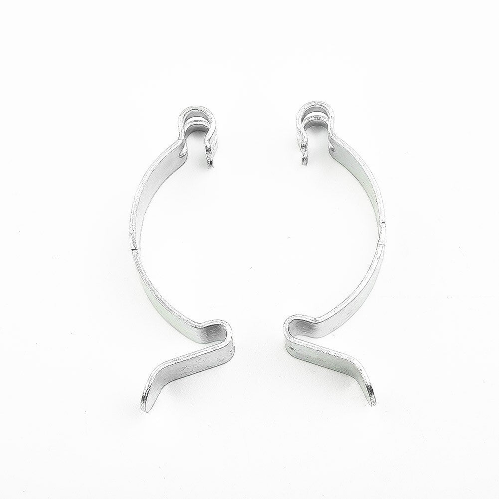 Lid Clip Metal Silver Spring 2 Pieces Box Clamp For Housing New v