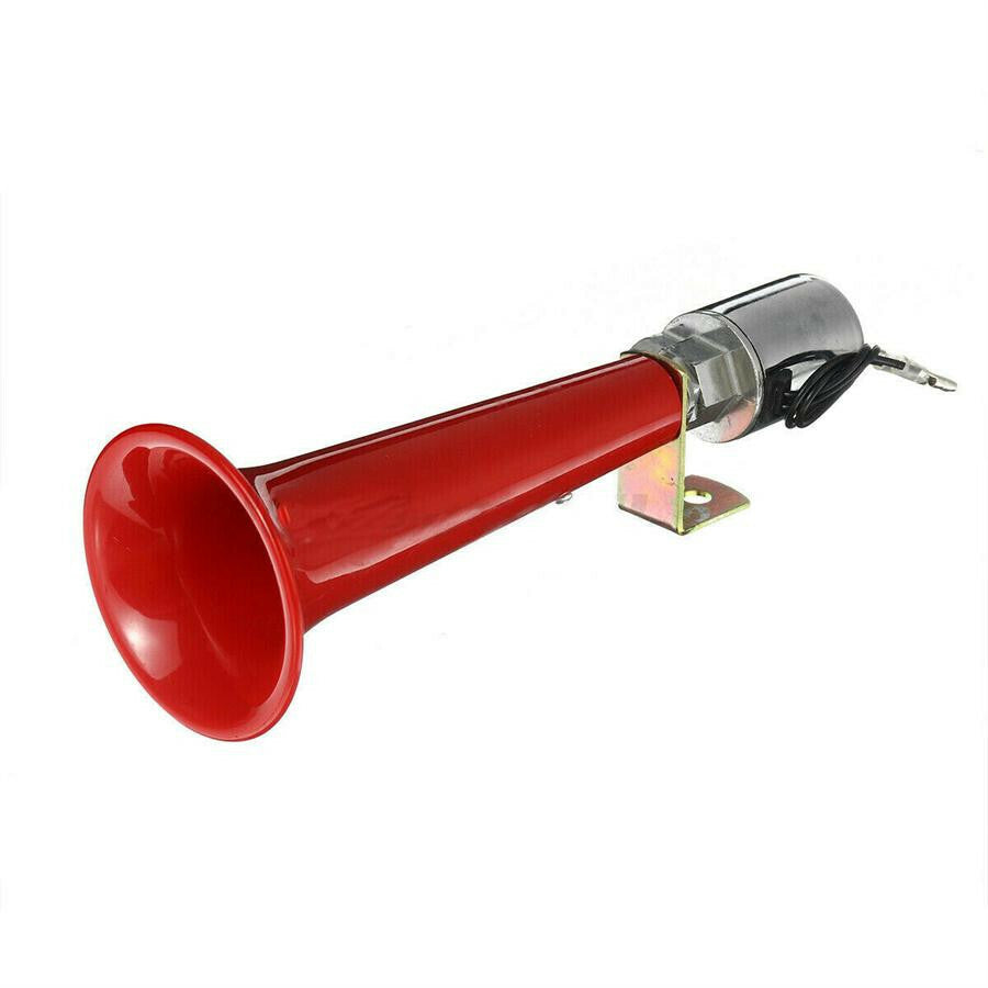 Car Air Horn Plastic Single Trumpet For Boat Truck Super Loudly Accessories Red