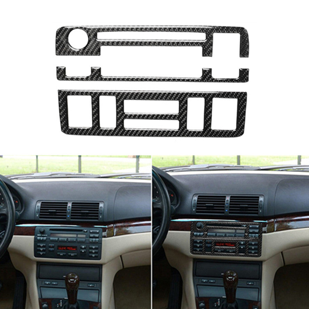 Red Carbon Fiber Reading Light Panel Cover Trim For Tundra 2014-2018 v