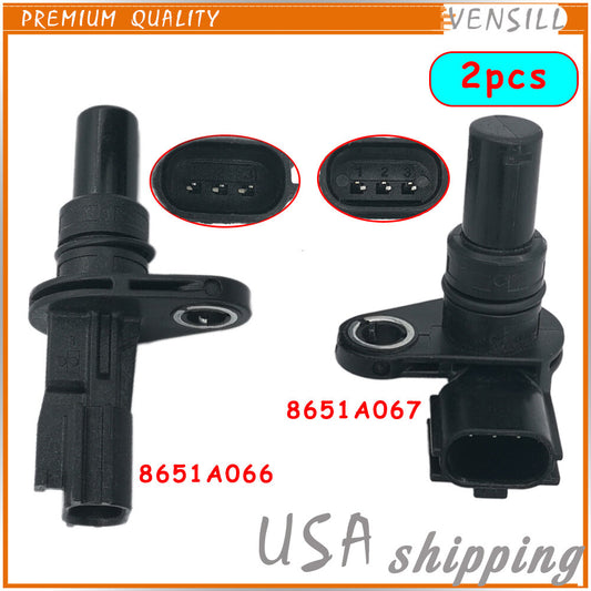 2X Transmission Input Output Speed Sensor for Mitsubishi Lancer Outlander 08-10