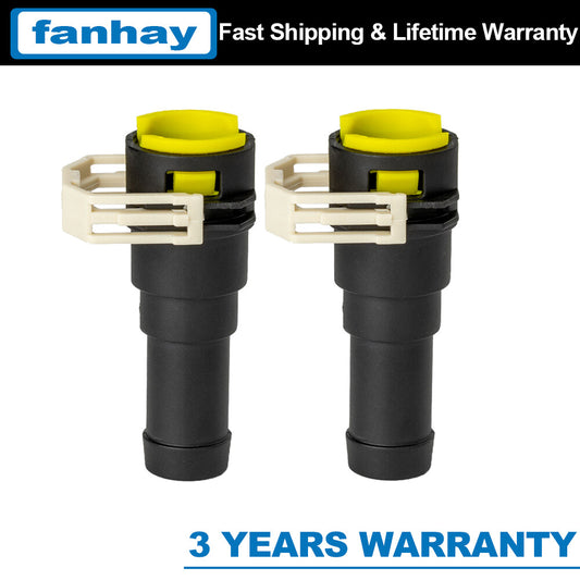2x Heater Water Hose Connector for Mazda 2 for Mazda 3 for Mazda 5 for Mazda 6 D651-61-240 Q