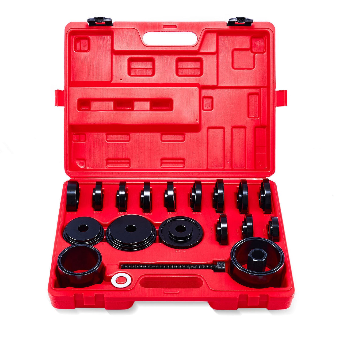 23 Pc FWD Front Wheel Drive Bearing Removal Adapter Puller Pulley Tool Kit Q