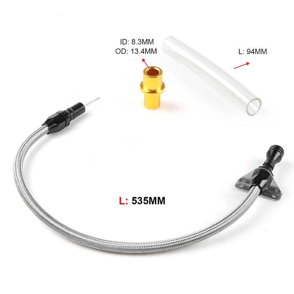 Flexible stainless steel straw suitable for Chevrolet GM TH400 TH350 turbo transmission SBC BBC