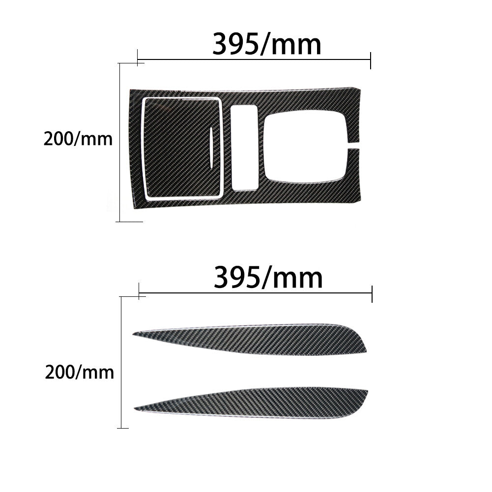 4Pcs Carbon Fiber Interior Door Handle Cover Trim for Jeep for Wrangler JK 2011-2017 v