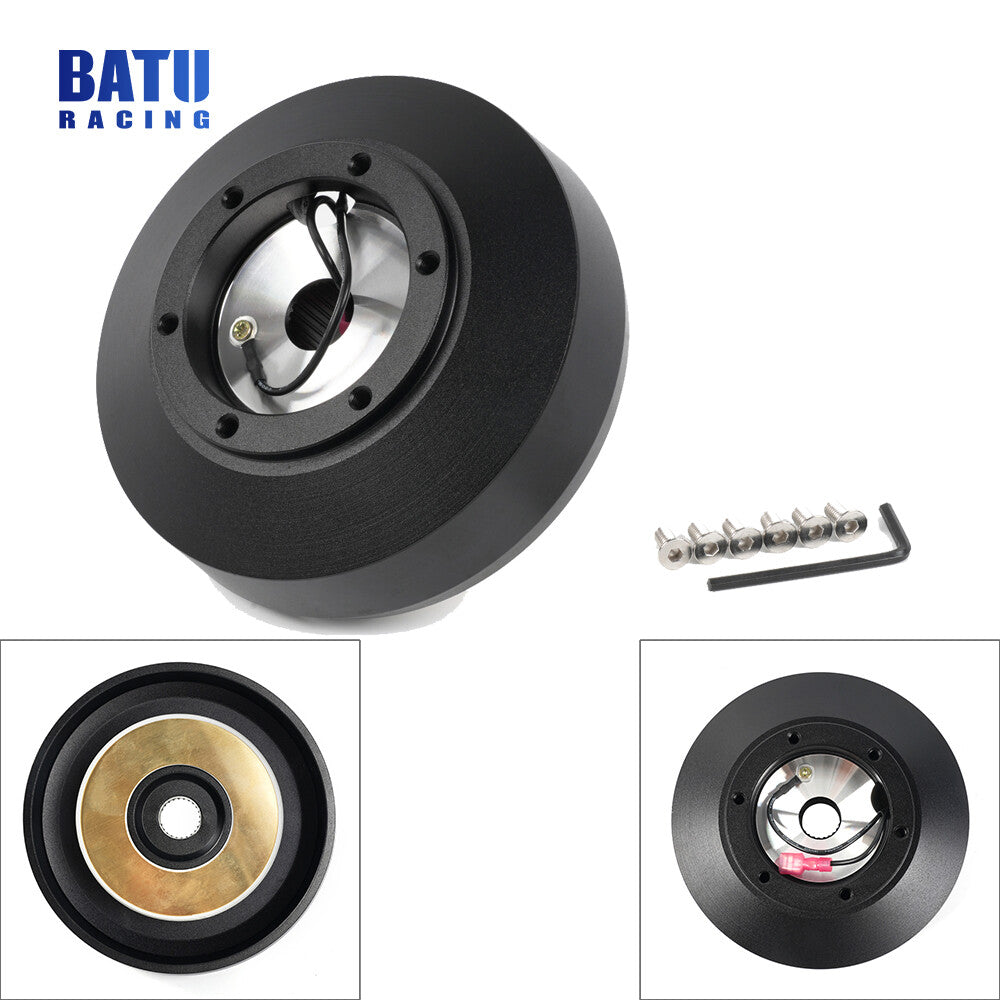 Black 161H Steering Wheel Short Hub Adapter for 1992-1997 for Ford F150/F250/Ranger