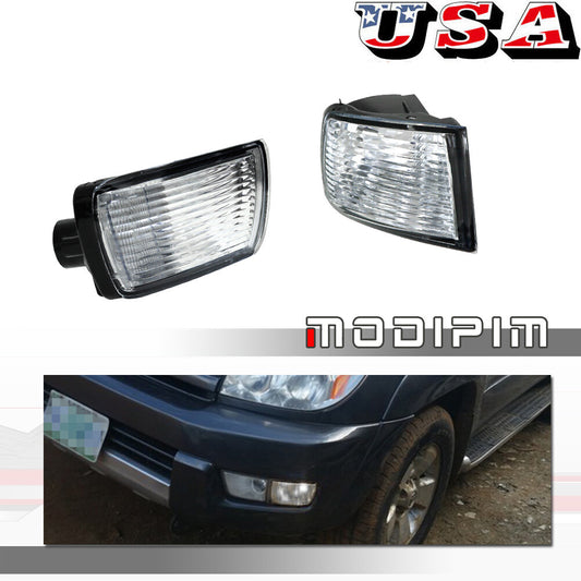 Transparent front corner DRL turn signal LED lampshade suitable for 03-05 4Runner- v