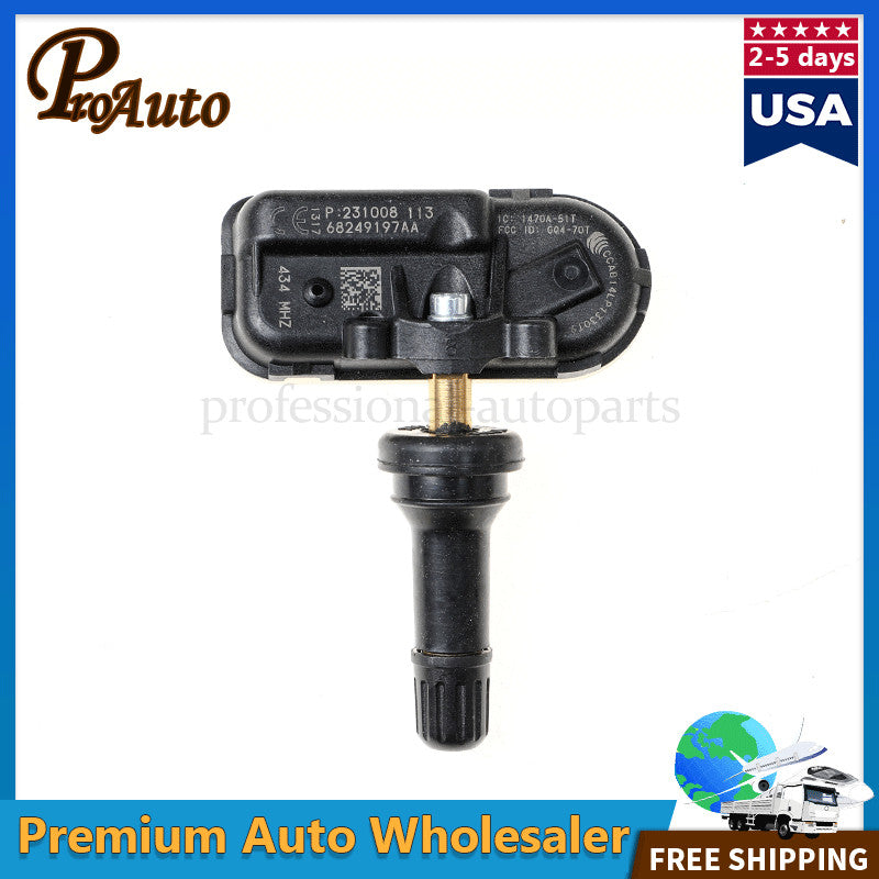 4PCS Tire Pressure Sensor TPMS 434MHz for RAM 1500 2500 3500 68249197AA