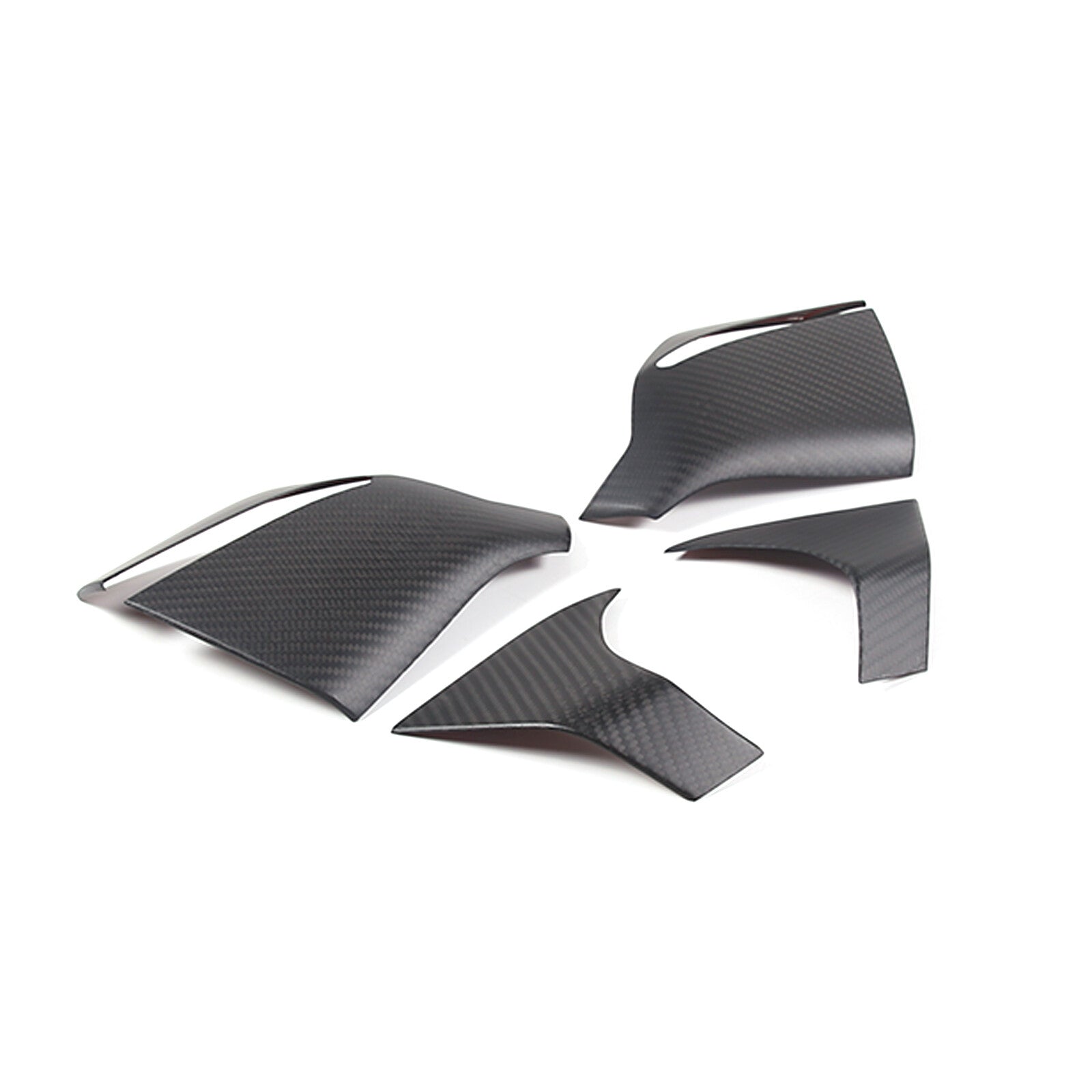 Matte black ABS center air vent frame cover for Toyota Tundra 22-23