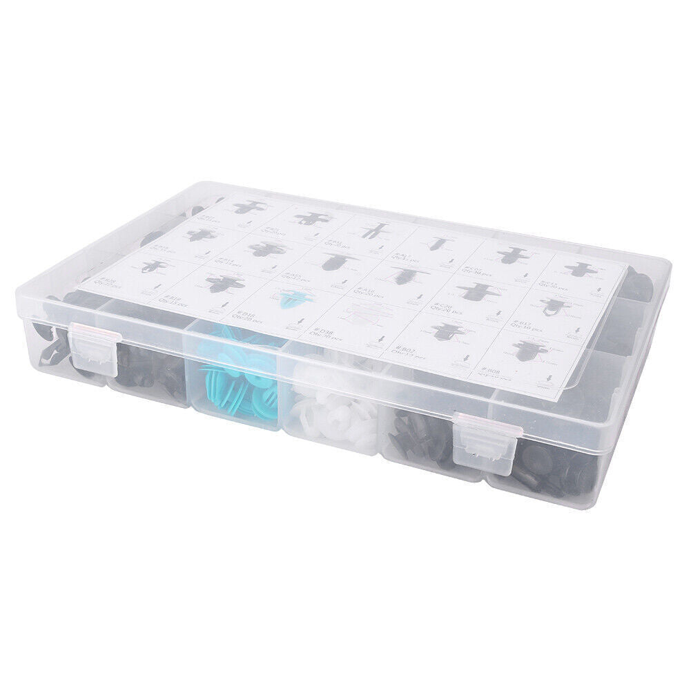 299x Car Body Retainer Push Pin Fastener Trim Panel Moulding Assortment Tool Q