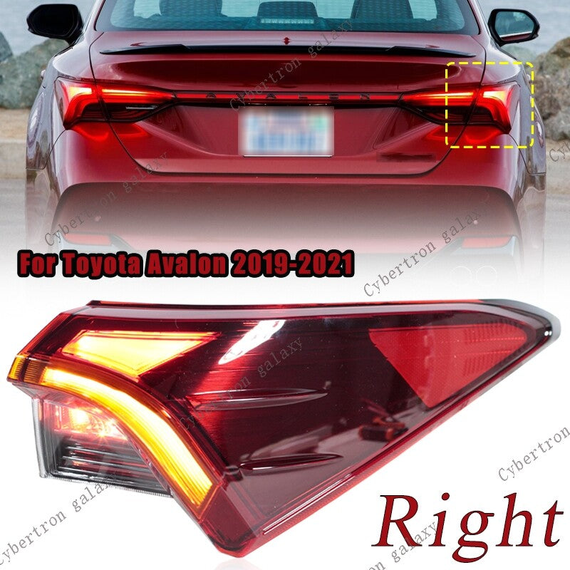 Right Side for Toyota for Avalon 2019 2020 2021 Rear Bumper Taillights Brake Light
