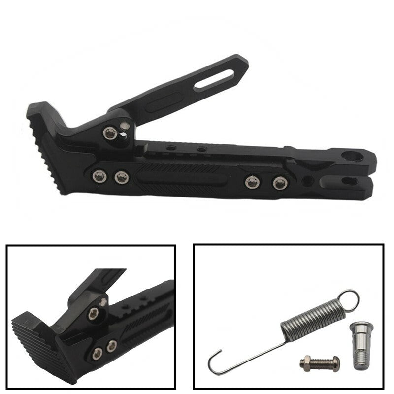 Motorcycle Parts Adjustable Kickstands Motor Scooter Foot Bracket Side Stand 1Ps n