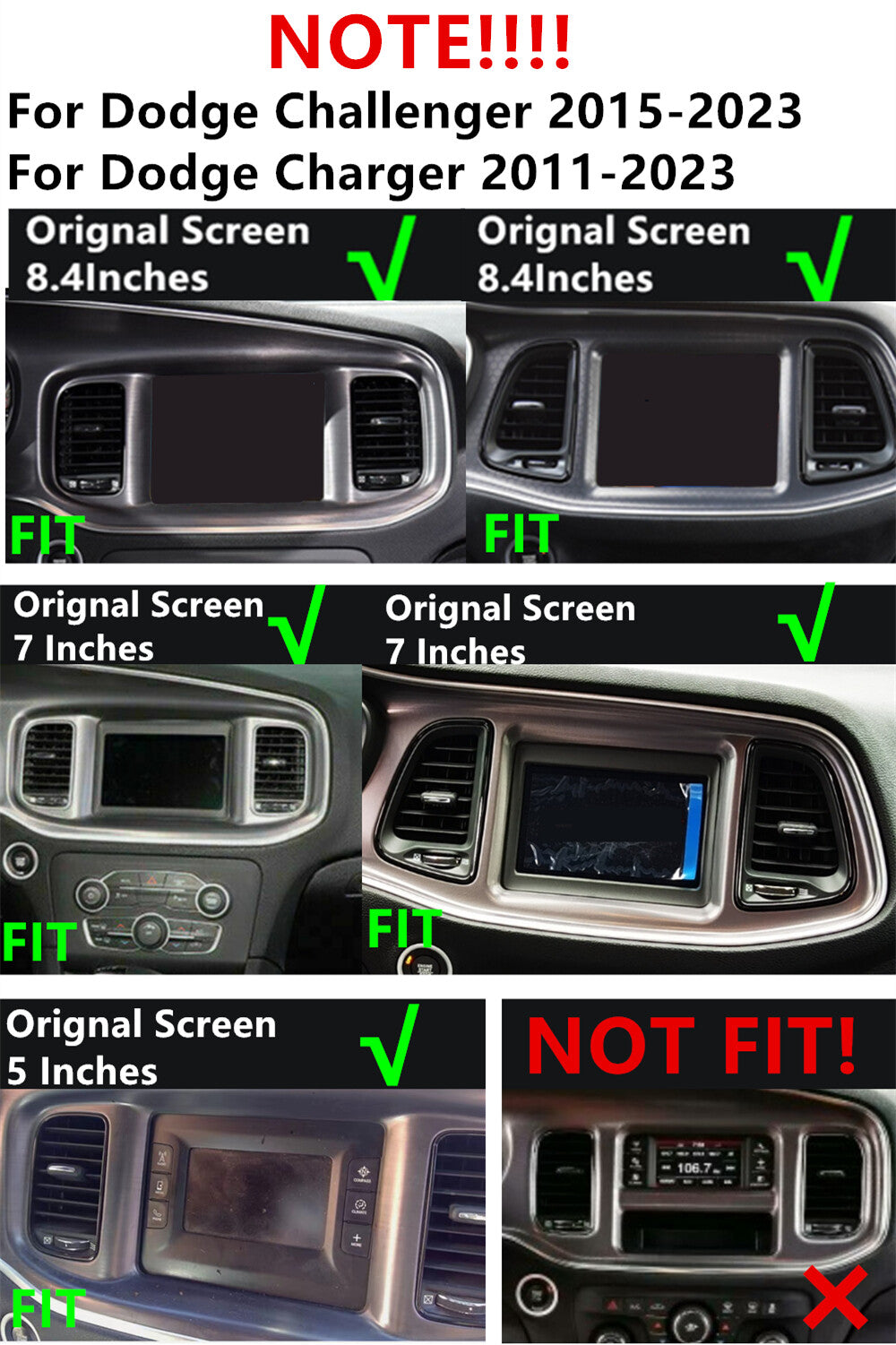 8.4 Stereo Radio GPS Nav Head Unit Wifi 2+32G for Jeep for Grand cherokee 2014-2022