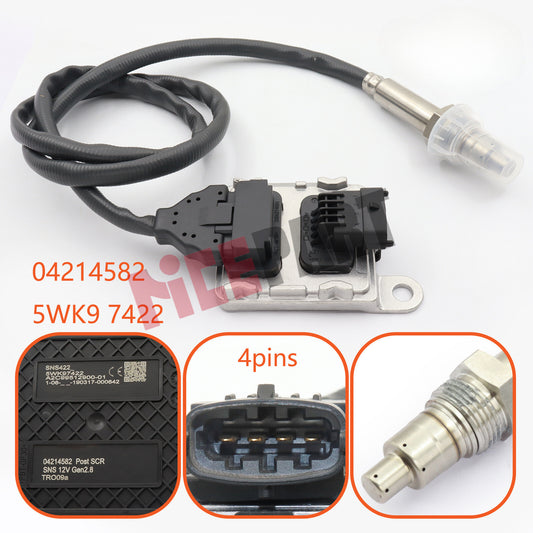 5WK9 7422 Nitrogen Oxide Sensor 02937841 4214582 04214582 compatible DEUTZ Truck
