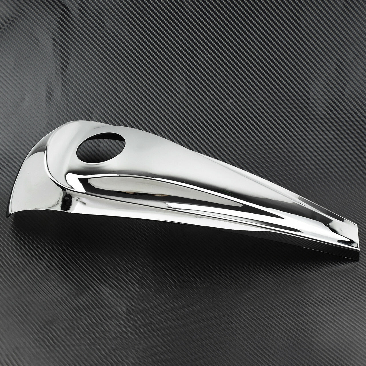 All Chrome Dash Fuel Console Cover Fit for Harley Touring Road Glides 2008-2020