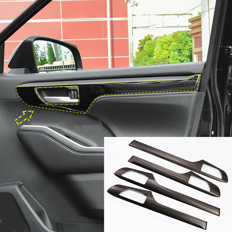 For RAV4 2014-2018 Smoky Front Grille White LED Light Style Cover v