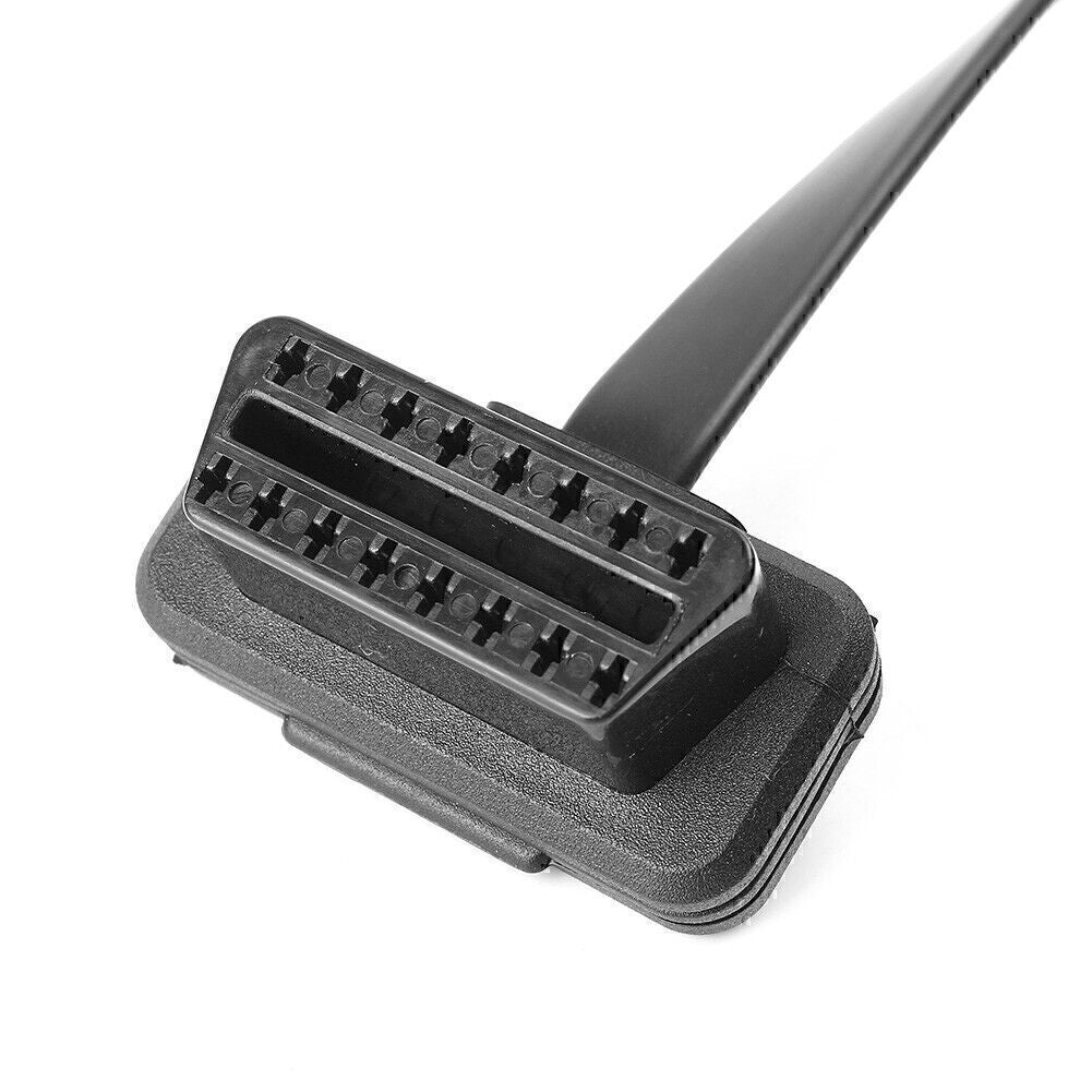 Car OBD II OBD2 Cable Cord 16 Pin Male to Female Extension Cable 150cm Diagnos Q