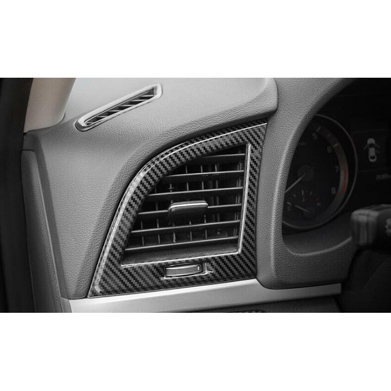 for Hyundai Kona 2018-2022 Matte ABS Central Console Air Outlet Vent Frame Trim v