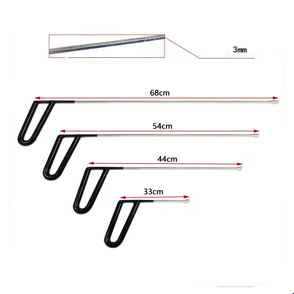 Whale Tail 4 Pieces PDR Tools Dent Repair Rod Hail Damage Removal Car Auto Body v