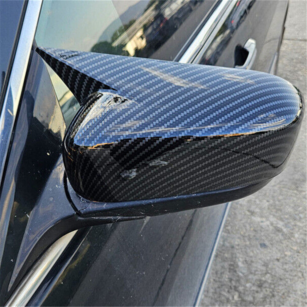 2x Car OX Horn Side Mirror Cover Cap Replacement for Honda for Accord 7th 2003-2007