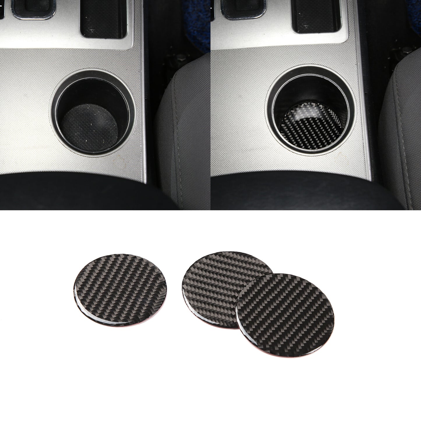 Carbon fiber door armrest panel decorative sticker suitable for Corvette C6 2005-2013- v