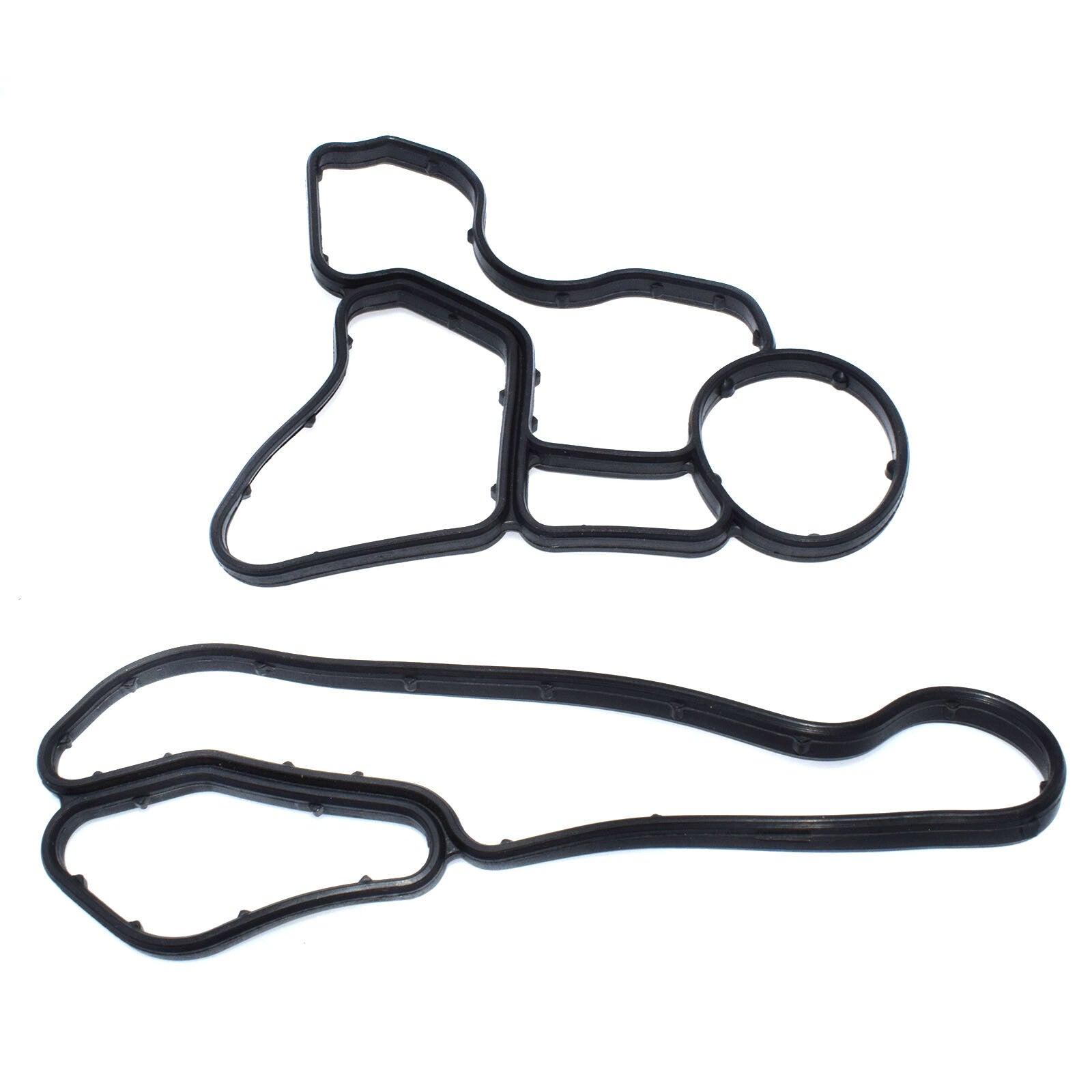 Engine oil filter and cooler housing gasket seals suitable for BMW E60, E61, E81, E90, E91, 525i Q