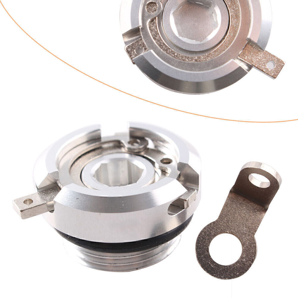 CNC Oil Filler Cap Fit for Ducati 748 1994-2004 2003 & Hypermotard 1100 07-10 Silver Q