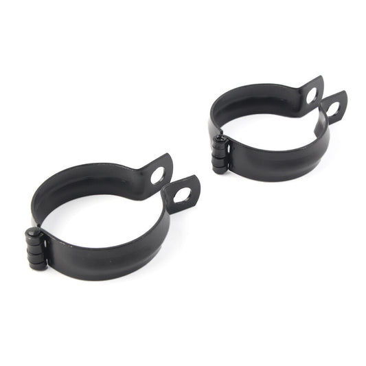 2pcs Metal Front Fork Clamp Turn Signal Light Mount Bracket Holder Q