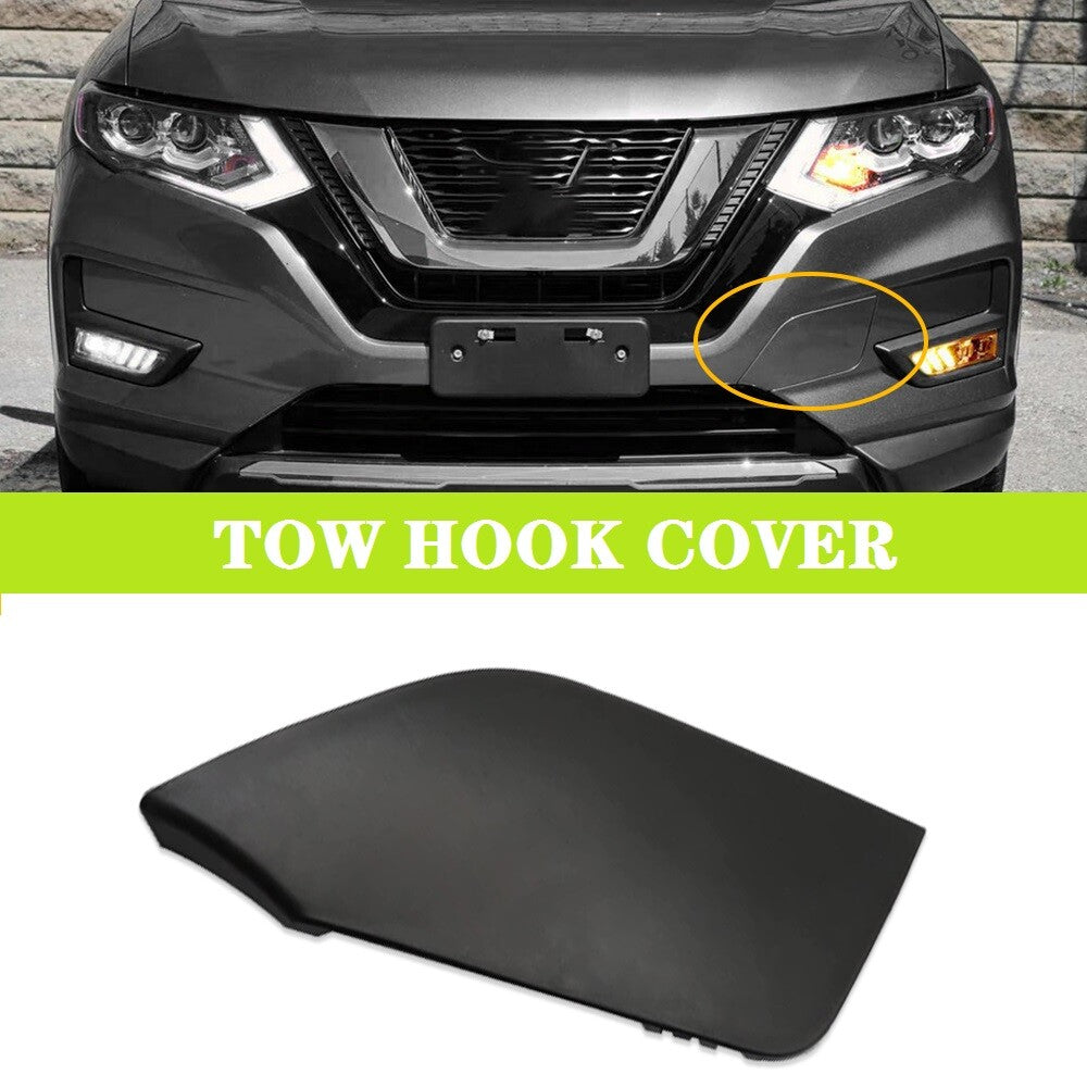 Front bumper tow hook cover for Rogue 2017 2018 2019 2020 - Accessories n