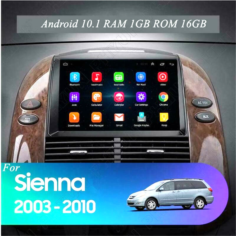 9-inch radio for 2003-2010 for Sienna stereo Android 10.1 host player n