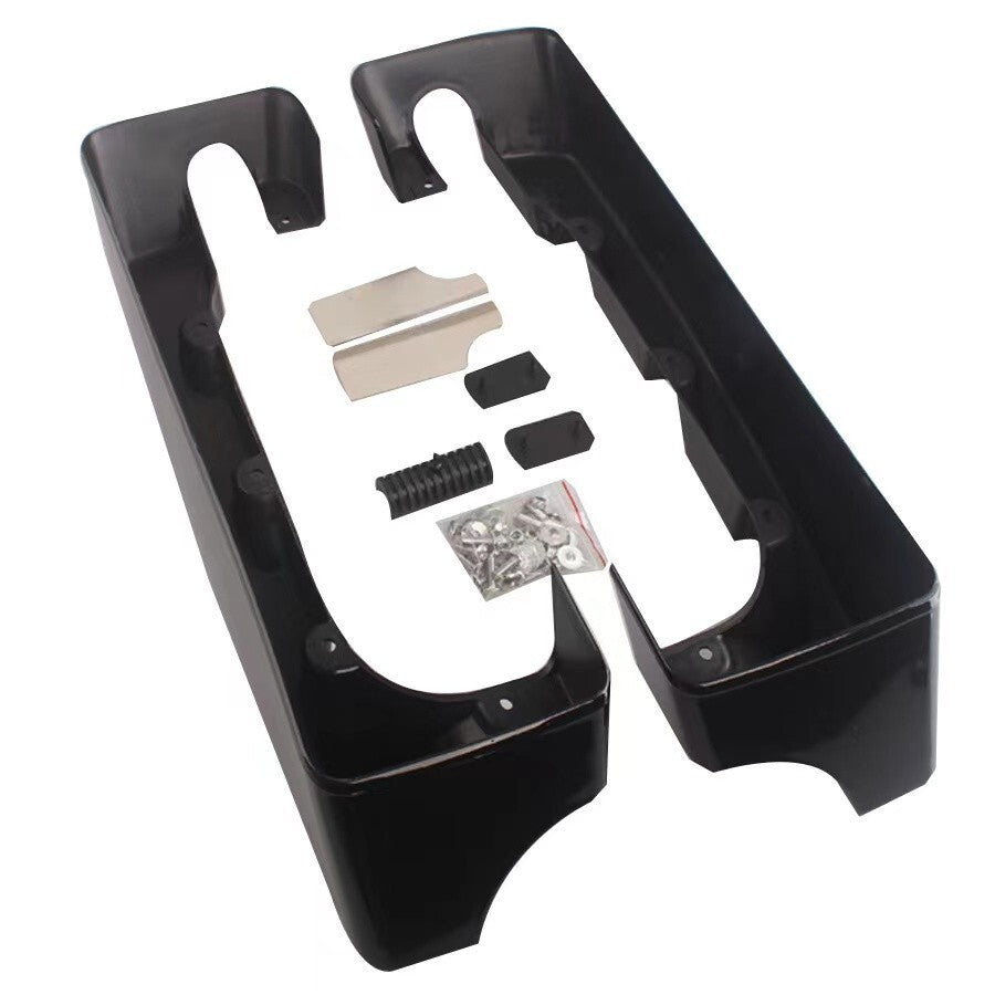 Saddlebag Extension for Harley Touring Electra Street Road Glide 2014-2022 BLACK