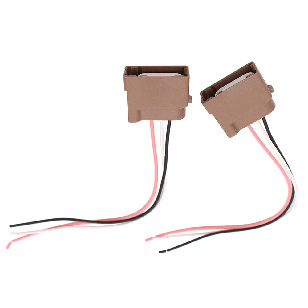 2x Headlamp Light Socket Pigtail Connector Wire Harness for Ford Crown Victoria