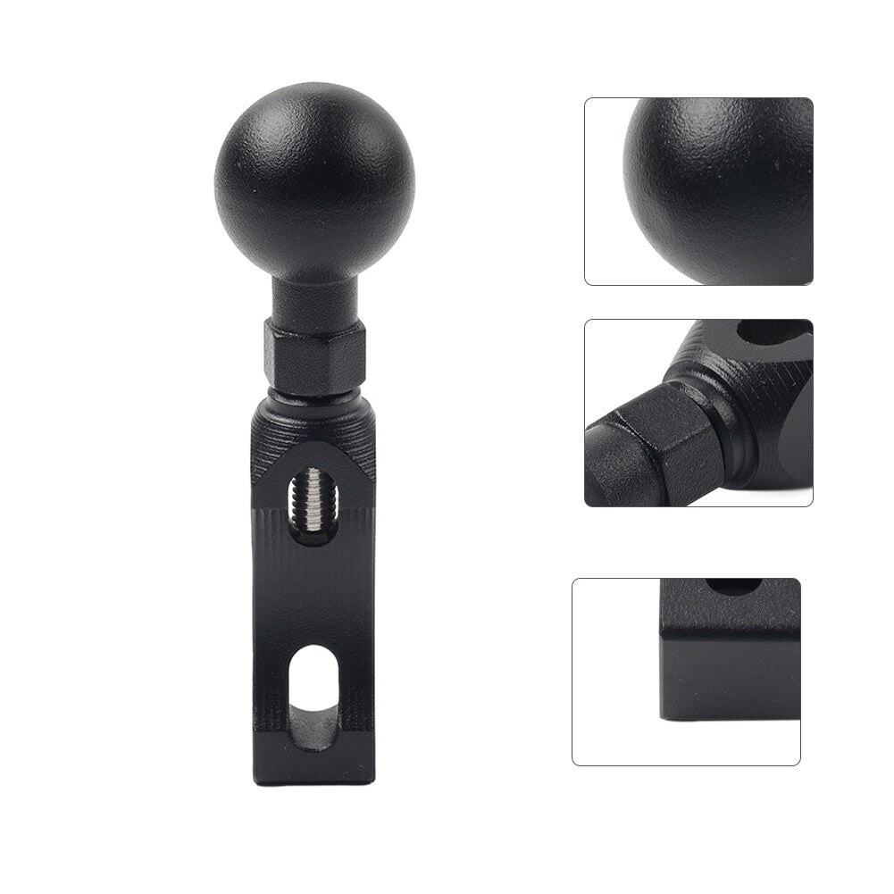 Motorcycle Universal Ball Head Base GPS Phone Holder Bracket Clamp Stand