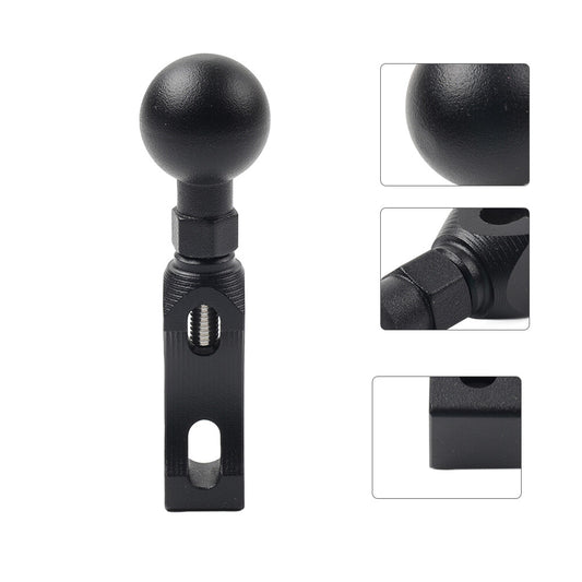 Motorcycle Universal Ball Head Base GPS Phone Holder Bracket Clamp Stand