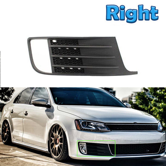 Right Front Bumper Fog Light Lamp Grill Cover For 2012-2014 for VW for Jetta MK6 GLI